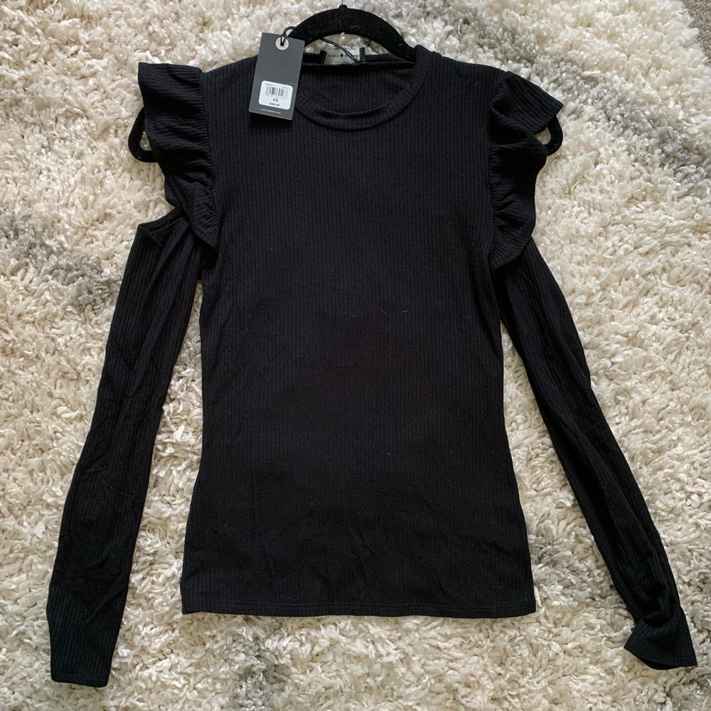 Lucky Brand Cold Shoulder Long Sleeve